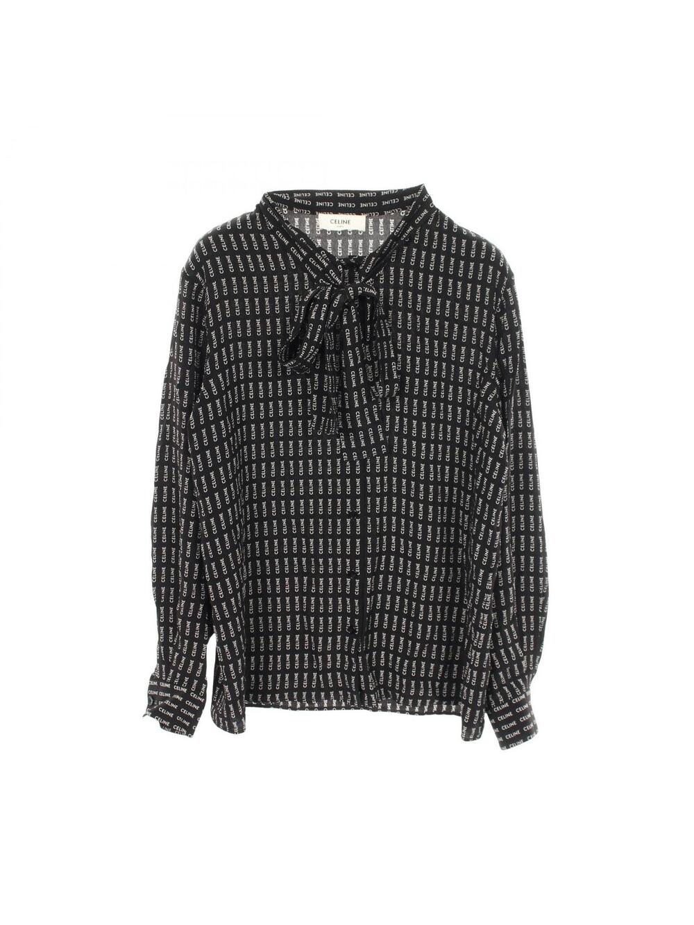 Celine Logo All-Over Print Bow Tie #342281C51B